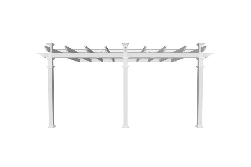 12x16 Valencia Attached Pergola Pergola Vita 