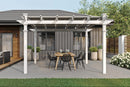 Classic Pergola with Canvas Weave Shade Pergola Vita 10X10 