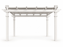 Pergola with Canvas Weave Shade Pergola Vita 