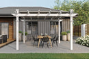 Classic Pergola with Canvas Weave Shade Pergola Vita 