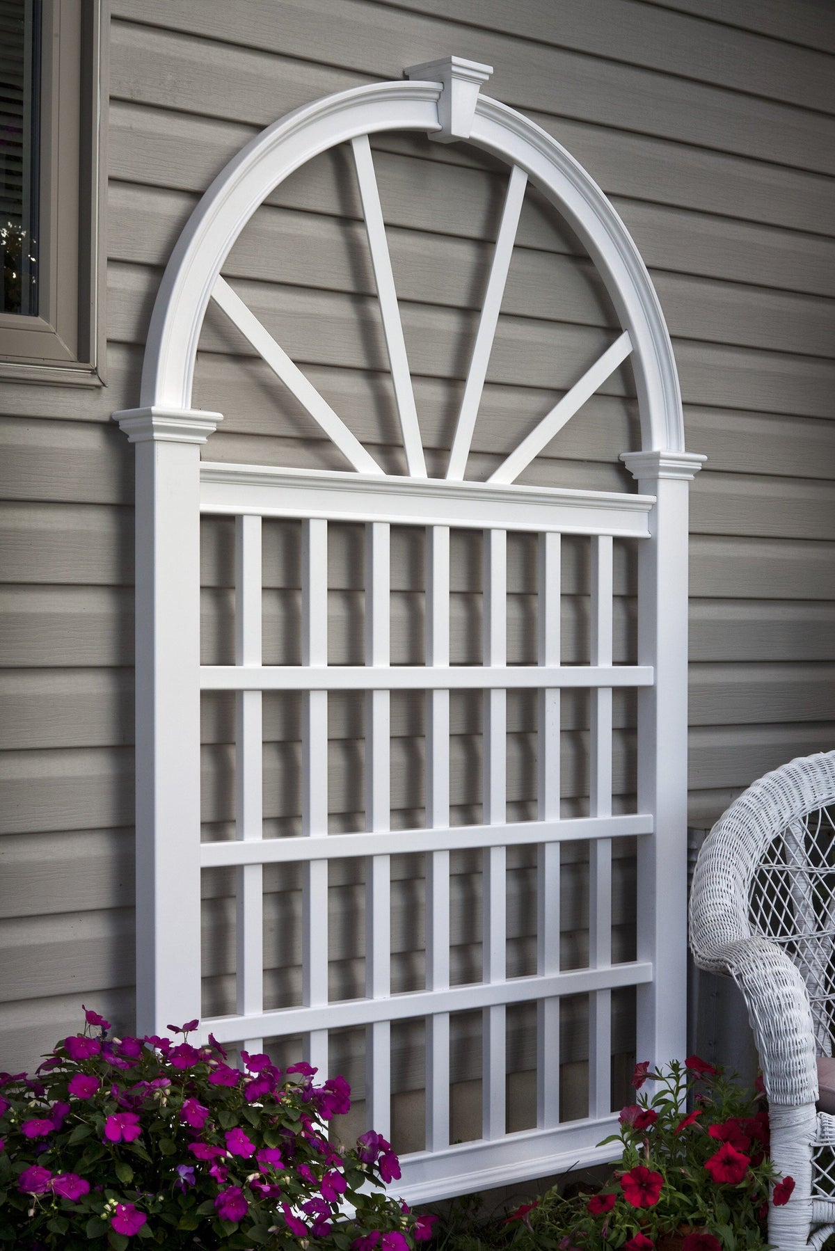 white wood trellis Vienna Trellis
