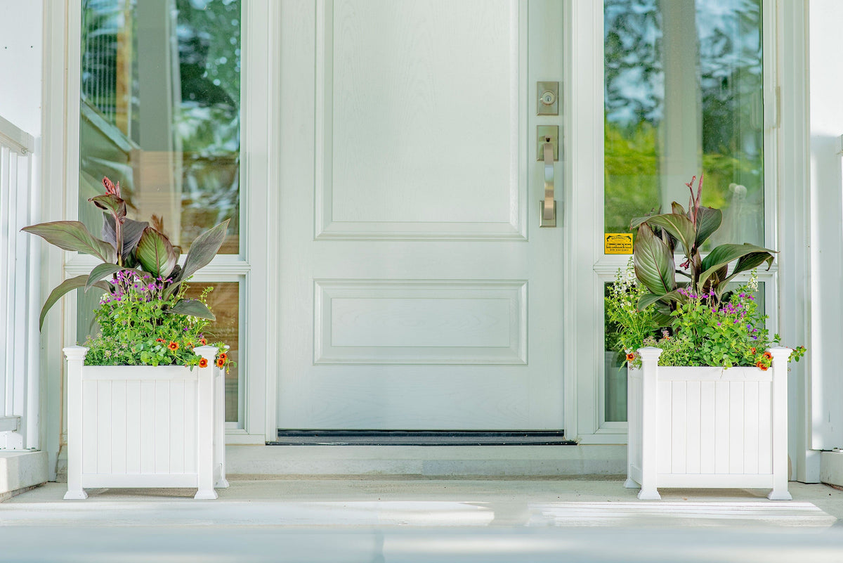 white planters box Cardiff Planter Box, White