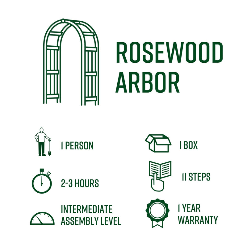 Rosewood Arbor Arbor Vita 