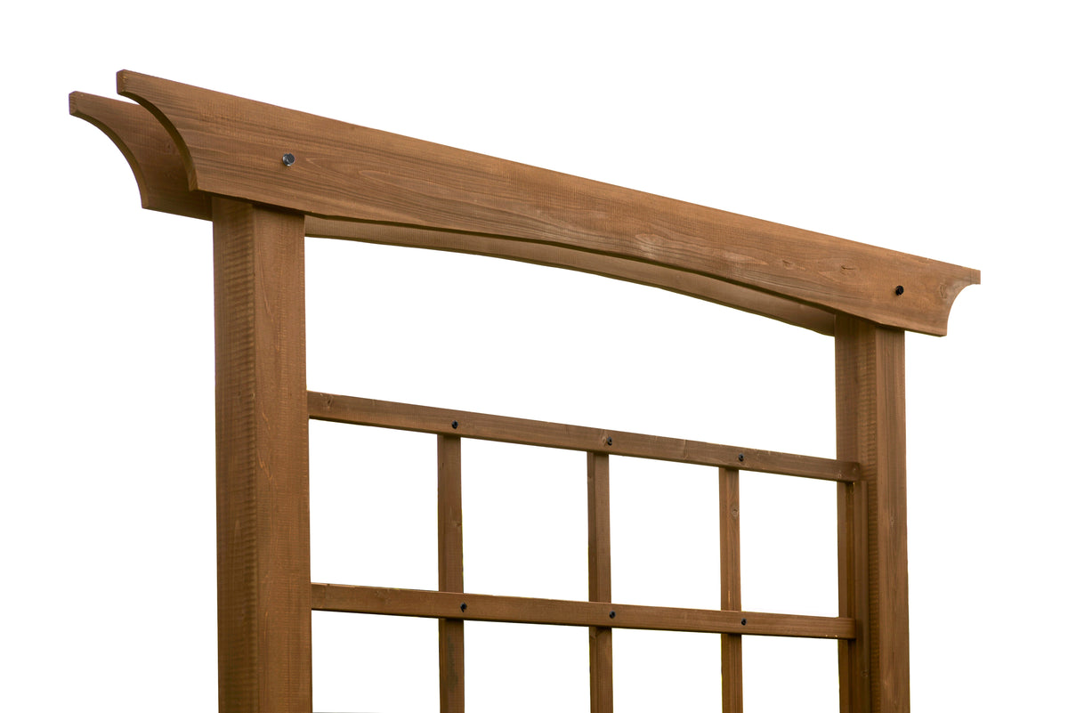 wooden criss cross trellis Heartwood Trellis