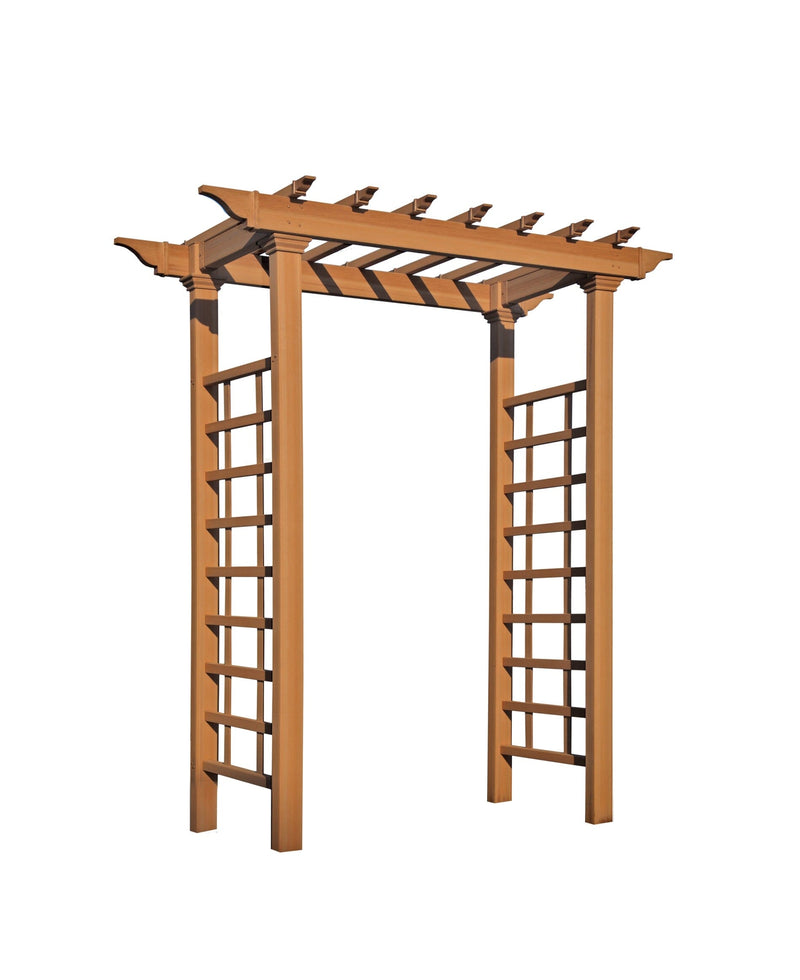 wooden arbor trellis Carolina Arbor