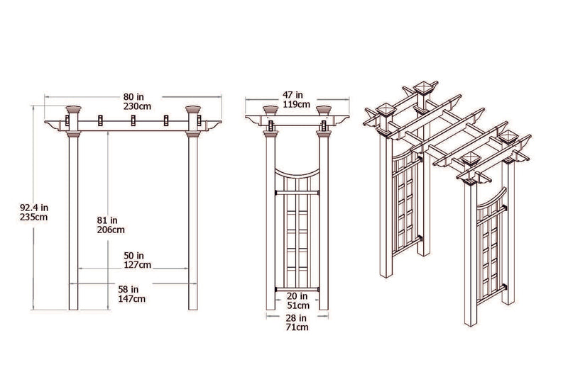 Fairfield Deluxe Arbor Arbor Vita 