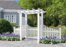 Fairfield Arbor with Gate Arbor Vita 43" Gate Add Wings 