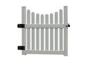Fairfield Arbor with Cottage Picket Gate and Wings Arbor Vita 