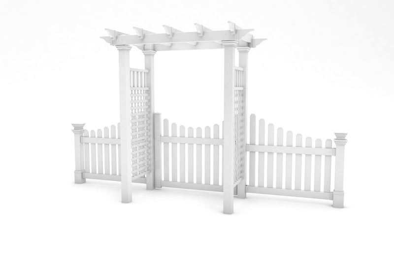 Fairfield Arbor with Gate Arbor Vita 