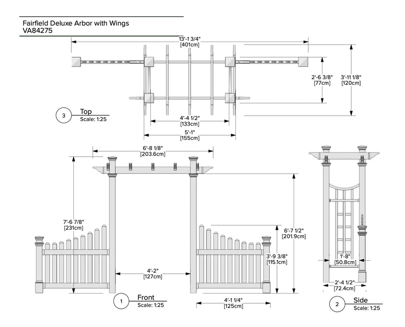Fairfield Deluxe Arbor Arbor Vita 