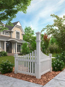 CLASSIC Corner Picket Lamp Post Decor Vita 