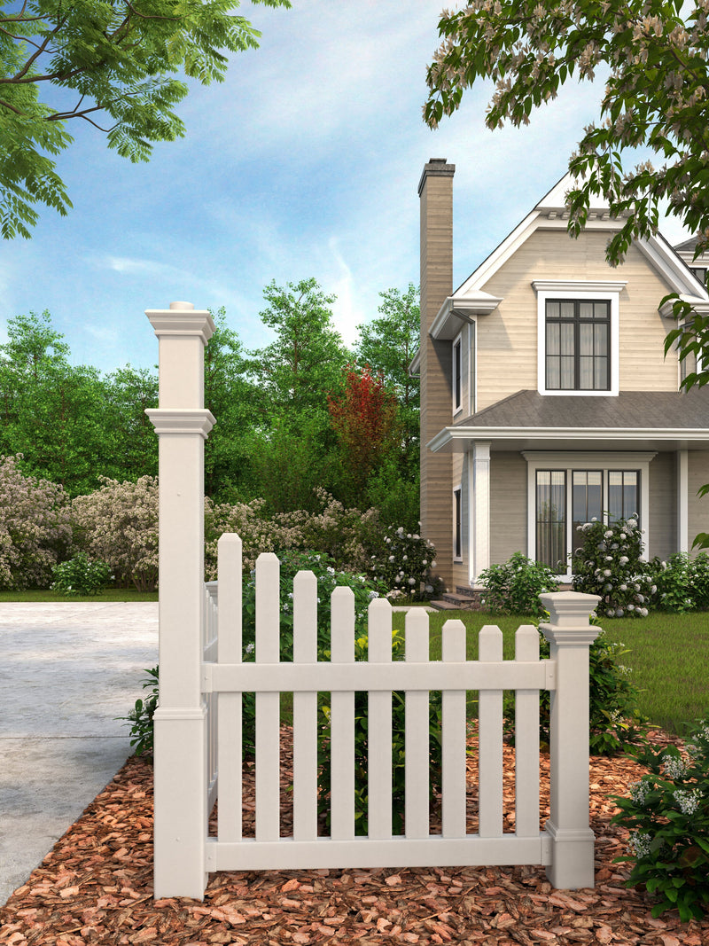 CLASSIC Corner Picket Lamp Post Decor Vita 