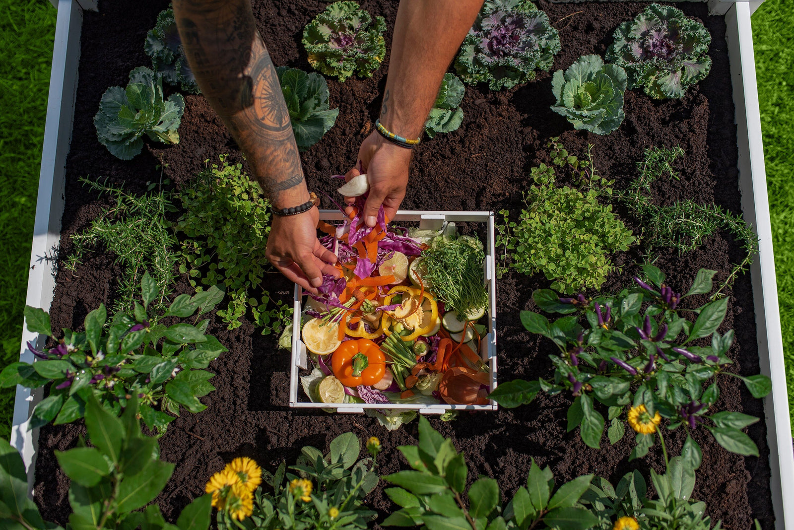 CLASSIC 4x4 Keyhole Composting Garden