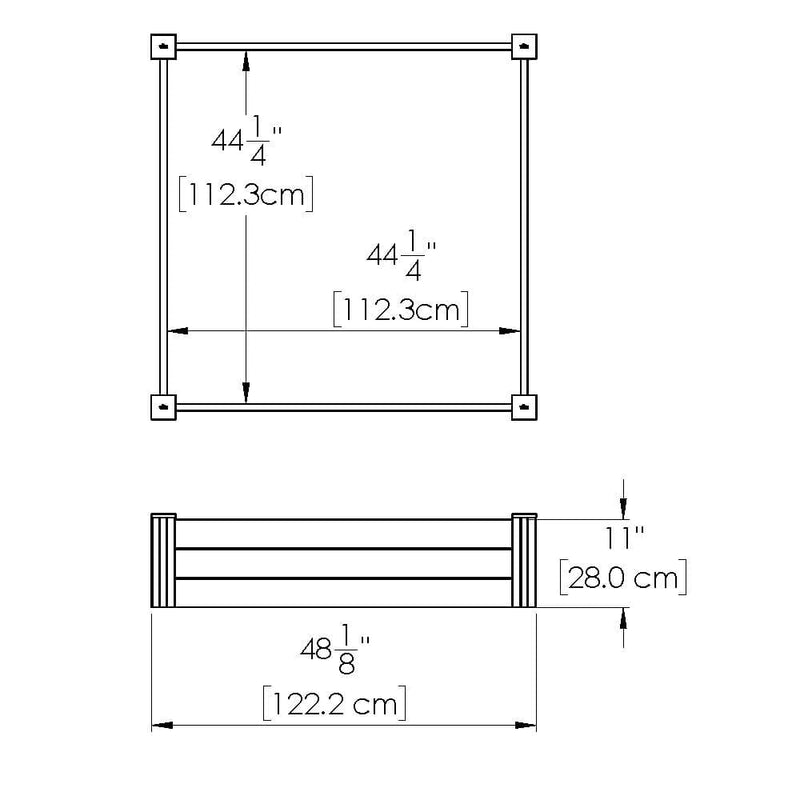 CLASSIC 4x4x11 Garden Bed Garden Vita 