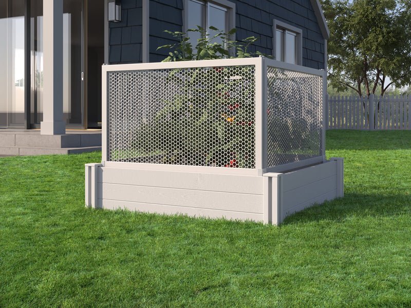 Classic 4x4x11 Garden Bed with Fencing Garden Vita 
