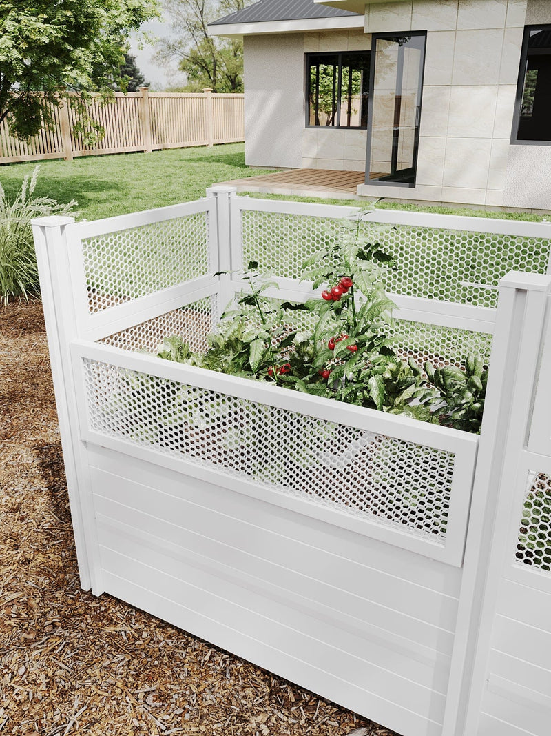 Classic 33" x 97" Keyhole Composting Garden with Fencing Garden Vita 