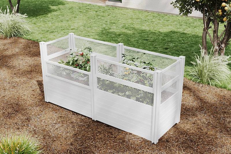 Classic 33" x 97" Keyhole Composting Garden with Fencing Garden Vita 