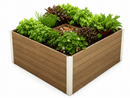 URBANA 4x4 Keyhole Composting Garden Garden Vita Espresso Brown 