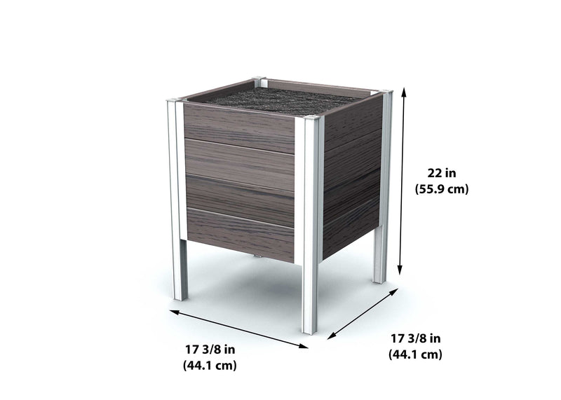 URBANA 17x17 Raised Planter Planter Vita 