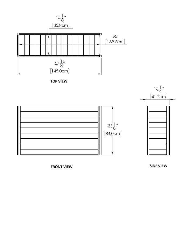 URBANA Large Parklette Planter Planter Vita 