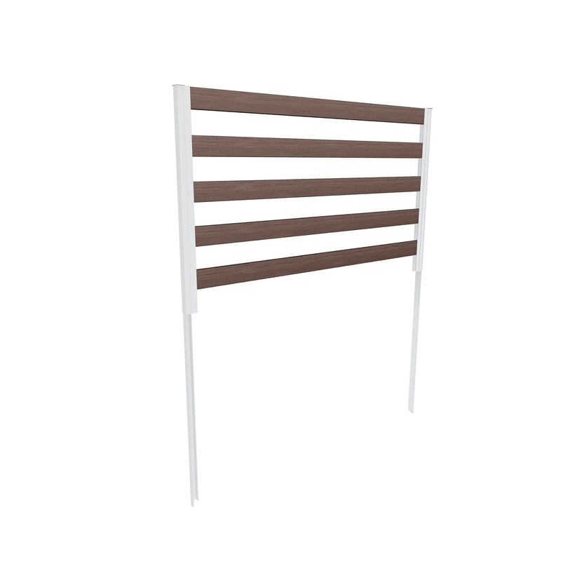 wooden trellis bunnings Urbana Parklette Trellis Large Espresso Brown