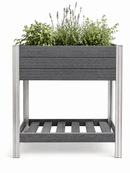 URBANA 22x35 Herb Farm Garden Vita Slate Gray 