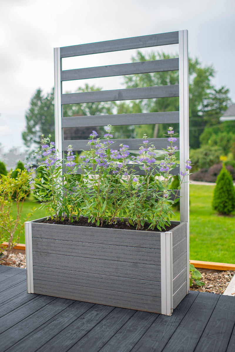 URBANA Small Parklette with Trellis Planter Vita 