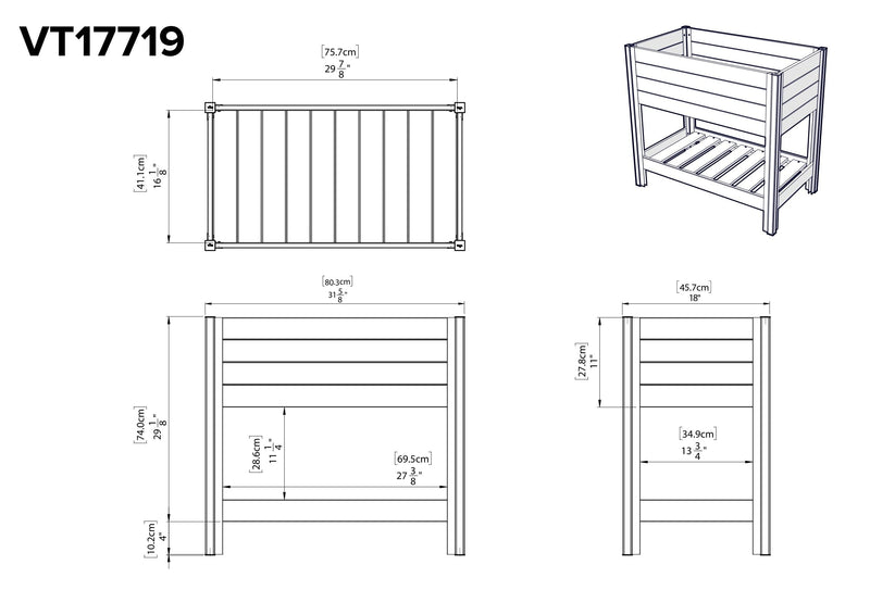 Mezza 18x32 Sprout Farm Garden Vita 