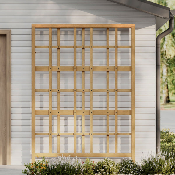 wood trellis wall Cedar Modern Trellis