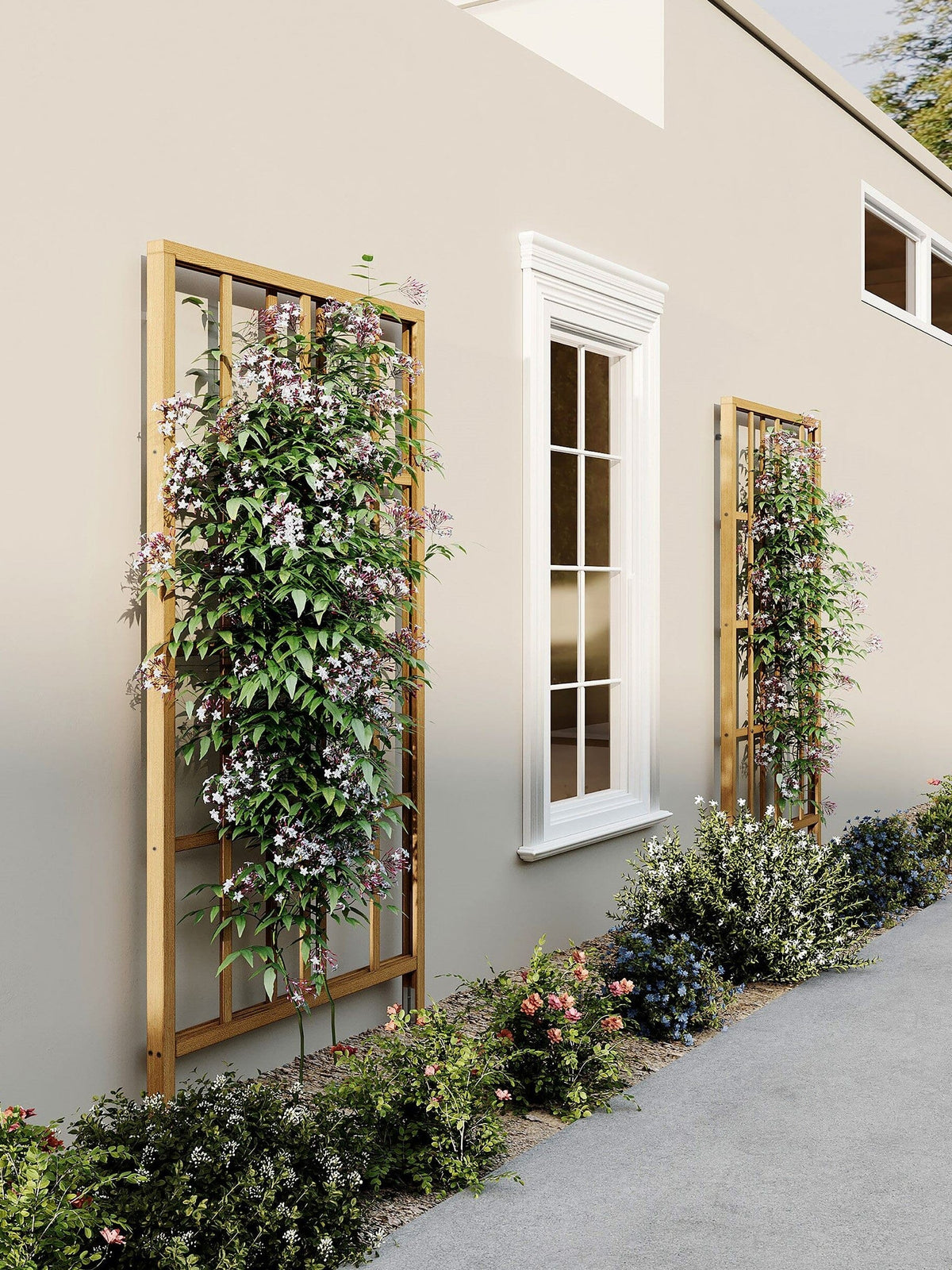 modern wood trellis Cedar Modern Trellis