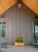 Rosewood Planter with Trellis Planter Vita 