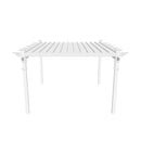 Pergola with Canvas Weave Shade