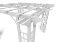 10x10 Trellis Pergola Pergola Vita 