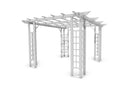 10x10 Trellis Pergola Pergola Vita 
