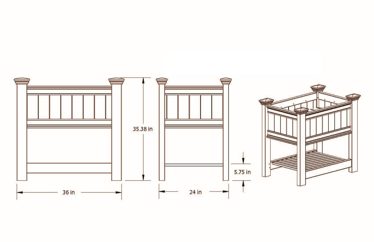 CLASSIC Cambridge Elevated Garden, image size:1200x776
