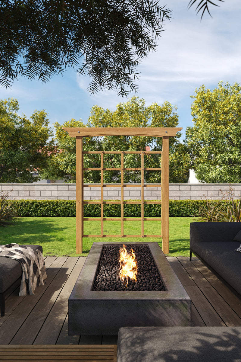 heavy duty wood trellis Heartwood Trellis