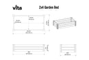CLASSIC 2x4x11 Garden Bed Garden Vita 