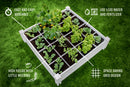 4x4x11 Garden Bed with Grid - 2 Pack Garden Vita 