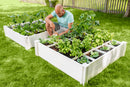 4x4x11 Garden Bed with Grid - 2 Pack Garden Vita 