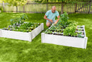 4x4x11 Garden Bed with Grid - 2 Pack Garden Vita 