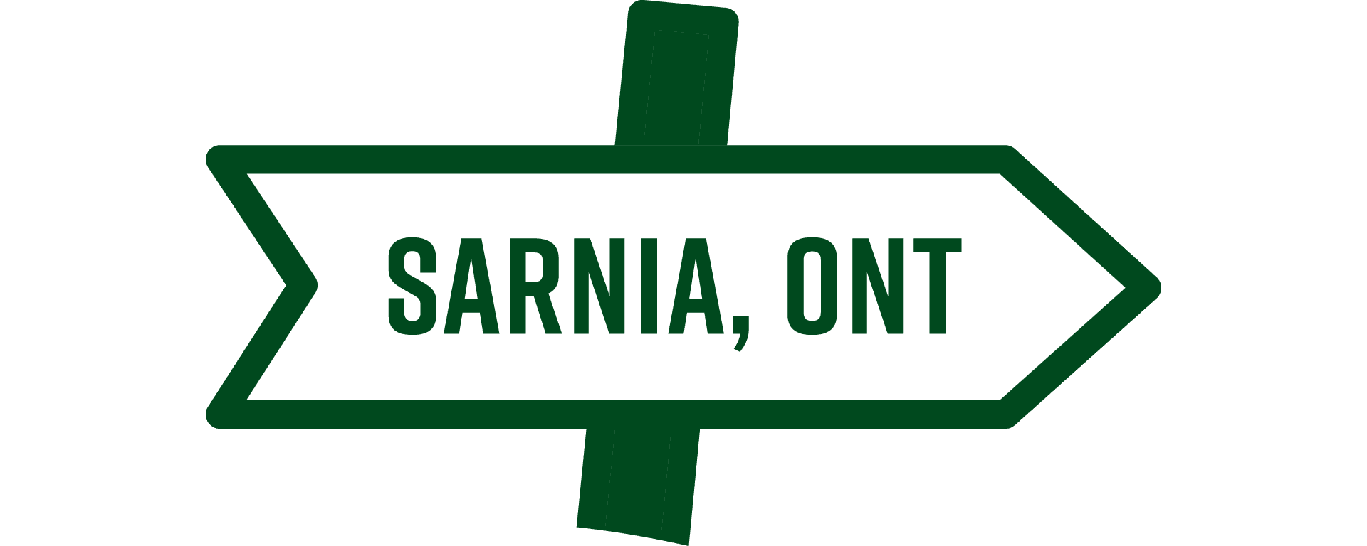 Roadsign to Sarnia